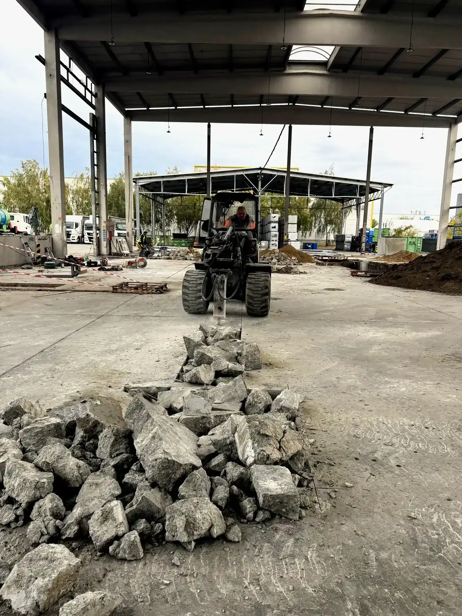 Bontás és gépi törés 466J-al